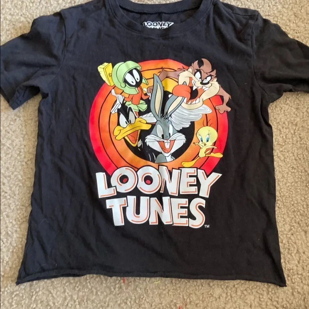 Womens Looney Tunes Cropped Tshirt
